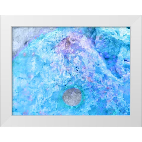 Salt Block III White Modern Wood Framed Art Print by Grayscale