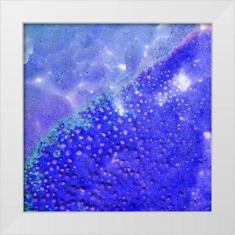 BioRidge II White Modern Wood Framed Art Print by Grayscale