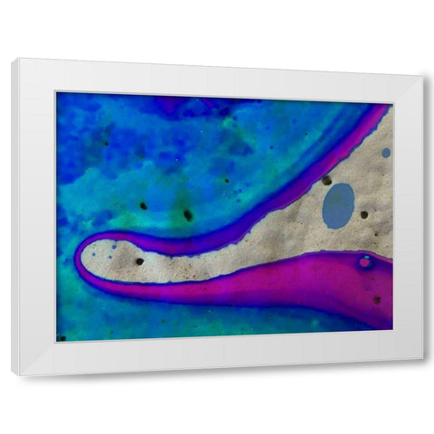 Bio Rainbow Ib White Modern Wood Framed Art Print by Grayscale