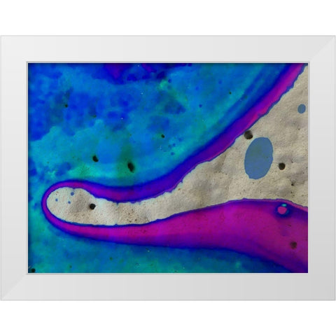 Bio Rainbow Ib White Modern Wood Framed Art Print by Grayscale