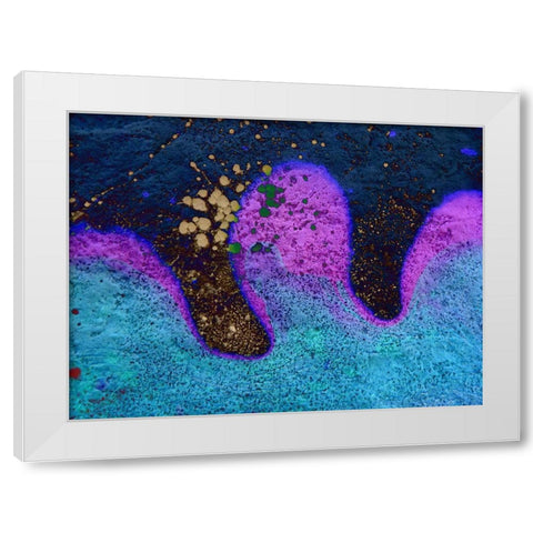 Bio Rainbow II White Modern Wood Framed Art Print by Grayscale