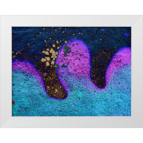 Bio Rainbow II White Modern Wood Framed Art Print by Grayscale