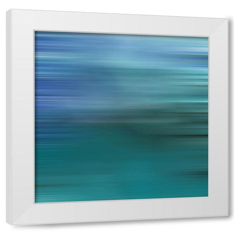 Pinstripes XXXII White Modern Wood Framed Art Print by Grayscale