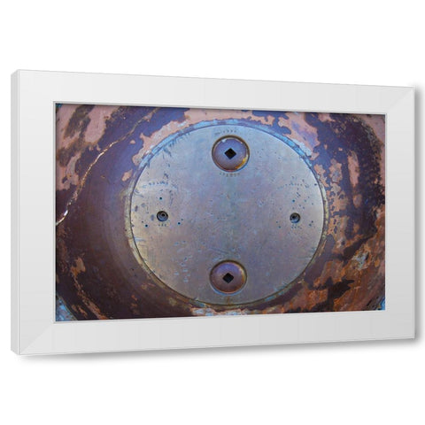 End Cap White Modern Wood Framed Art Print by Grayscale