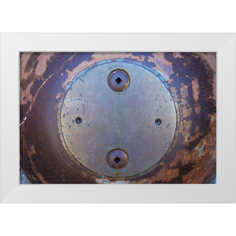 End Cap White Modern Wood Framed Art Print by Grayscale