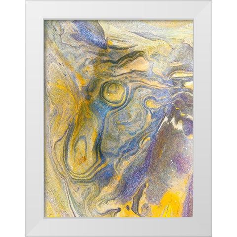 Eroded Sandstone II White Modern Wood Framed Art Print by Grayscale