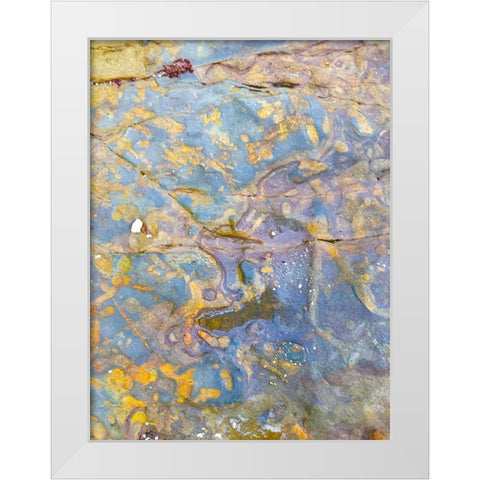 Oxidized Sand I White Modern Wood Framed Art Print by Grayscale