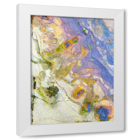 Oxidized Sand II White Modern Wood Framed Art Print by Grayscale