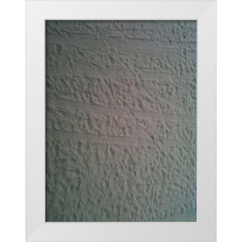 Sand Prints IV White Modern Wood Framed Art Print by Grayscale