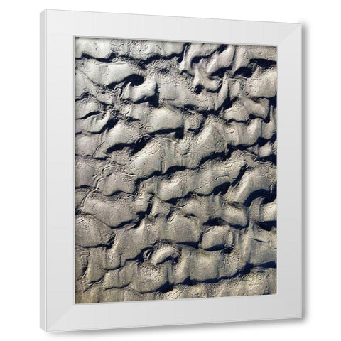 Sand Prints V White Modern Wood Framed Art Print by Grayscale