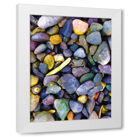 Natural Camo I White Modern Wood Framed Art Print by Grayscale