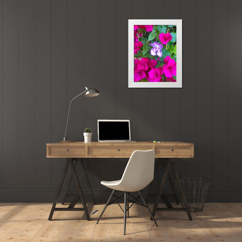 Snail Bloom I White Modern Wood Framed Art Print by Grayscale