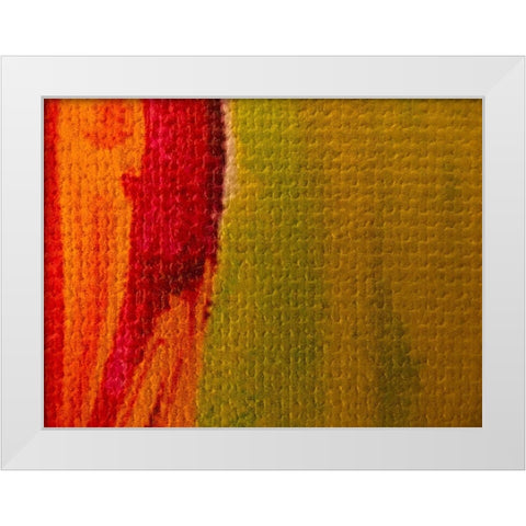 Canvas Closeup I White Modern Wood Framed Art Print by Grayscale