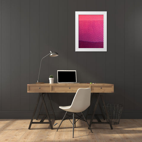 Canvas Closeup VII White Modern Wood Framed Art Print by Grayscale