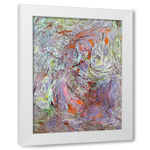 Bark Lava I White Modern Wood Framed Art Print by Grayscale