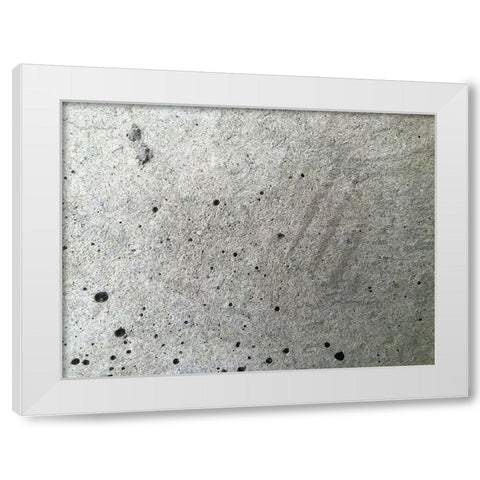 Concrete I White Modern Wood Framed Art Print by Grayscale