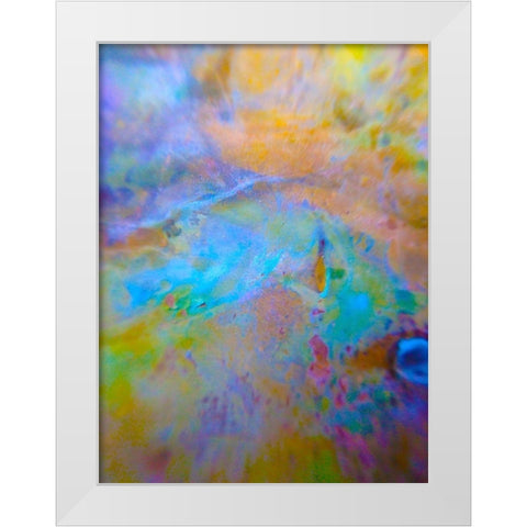 Oxidized Metal X White Modern Wood Framed Art Print by Grayscale