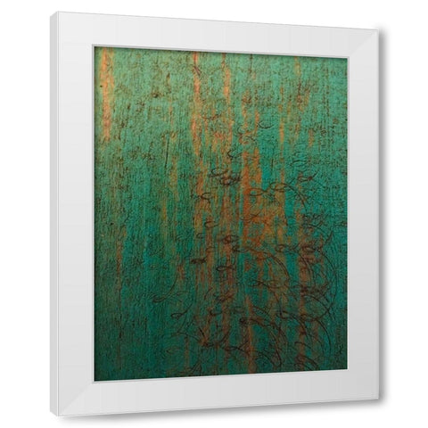 Painted Wood Panel II White Modern Wood Framed Art Print by Grayscale