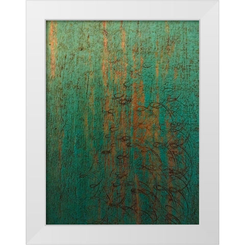 Painted Wood Panel II White Modern Wood Framed Art Print by Grayscale