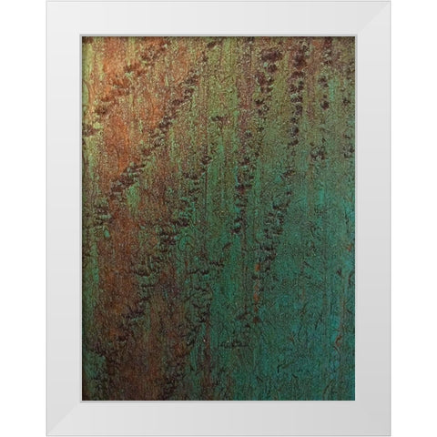 Painted Wood Panel III White Modern Wood Framed Art Print by Grayscale