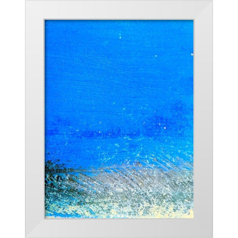 Painted Steel Panel I White Modern Wood Framed Art Print by Grayscale