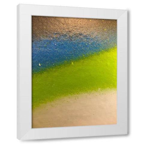 Paint Closeup XII White Modern Wood Framed Art Print by Grayscale