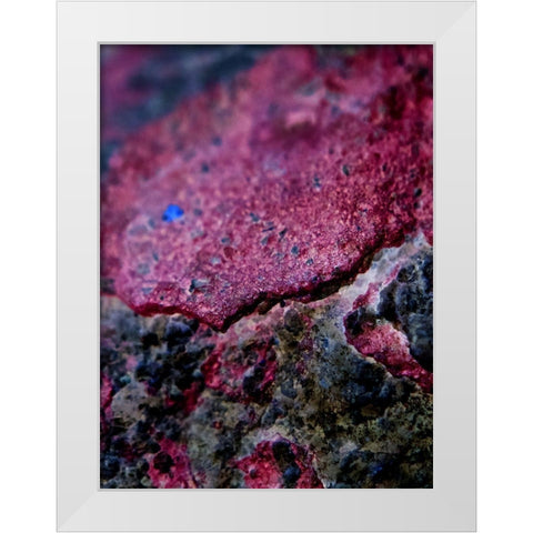 Red Aggregate I White Modern Wood Framed Art Print by Grayscale