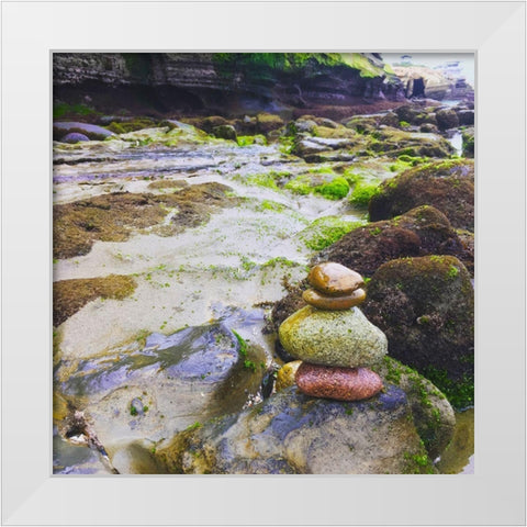 Carins III White Modern Wood Framed Art Print by Grayscale