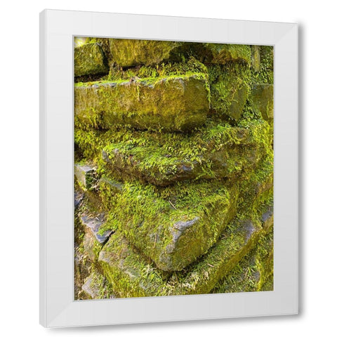Stone Stack I White Modern Wood Framed Art Print by Grayscale