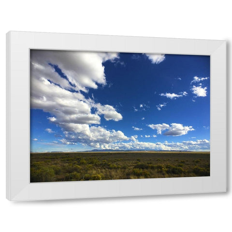 Big Sky I White Modern Wood Framed Art Print by Grayscale