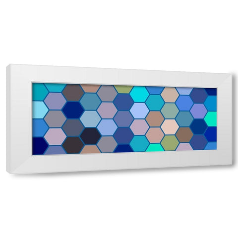 Cool Hive I White Modern Wood Framed Art Print by Grayscale