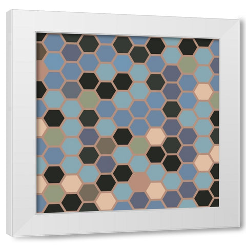 Small Hive XIV White Modern Wood Framed Art Print by Grayscale