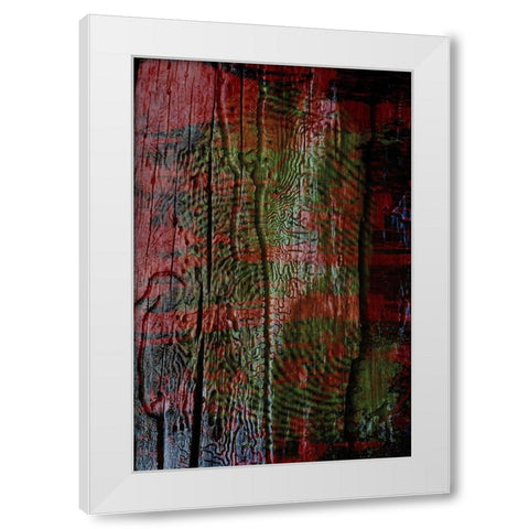 Wood Paint Print I White Modern Wood Framed Art Print by Grayscale