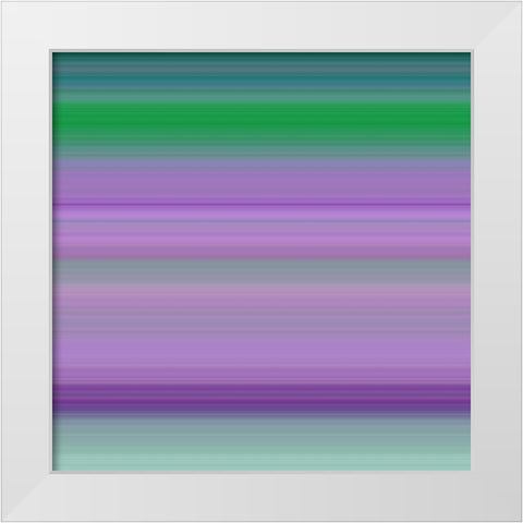 Cool Pinstripes II White Modern Wood Framed Art Print by Grayscale