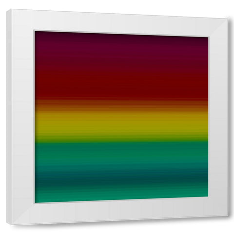 Rich Pinstripes I White Modern Wood Framed Art Print by Grayscale