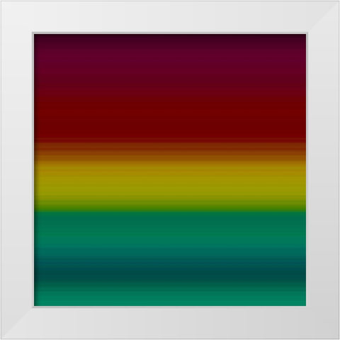 Rich Pinstripes I White Modern Wood Framed Art Print by Grayscale