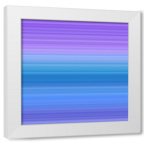 Cool Pinstripes III White Modern Wood Framed Art Print by Grayscale