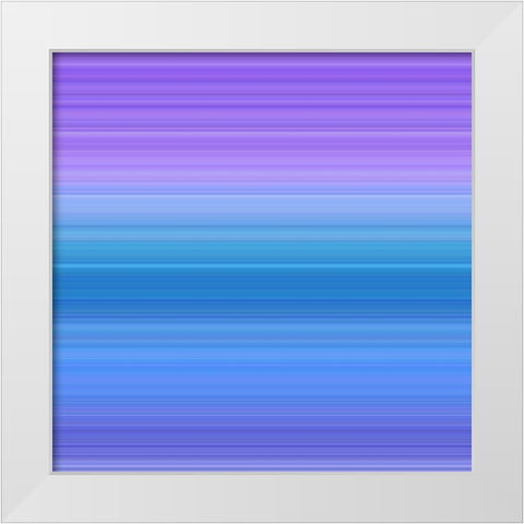 Cool Pinstripes III White Modern Wood Framed Art Print by Grayscale