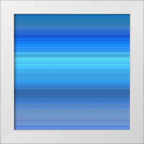 Cool Pinstripes IV White Modern Wood Framed Art Print by Grayscale