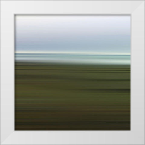 Cool Pinstripes IX White Modern Wood Framed Art Print by Grayscale