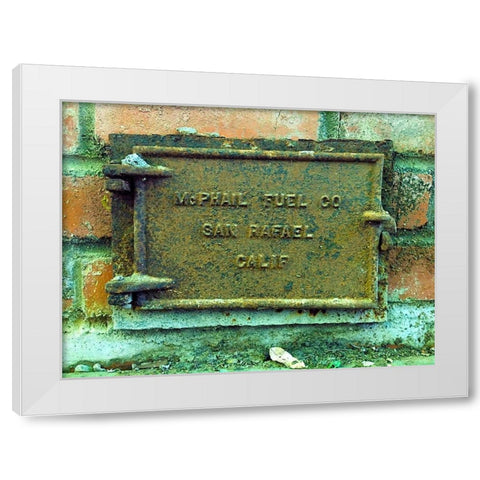 Fuel Panel I White Modern Wood Framed Art Print by Grayscale