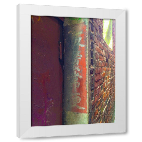Chinatown I White Modern Wood Framed Art Print by Grayscale