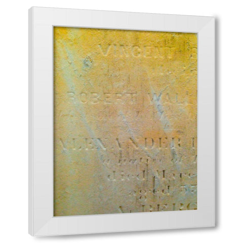 Mausoleum I White Modern Wood Framed Art Print by Grayscale