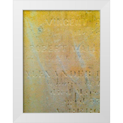 Mausoleum I White Modern Wood Framed Art Print by Grayscale