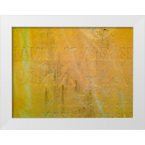 Mausoleum II White Modern Wood Framed Art Print by Grayscale