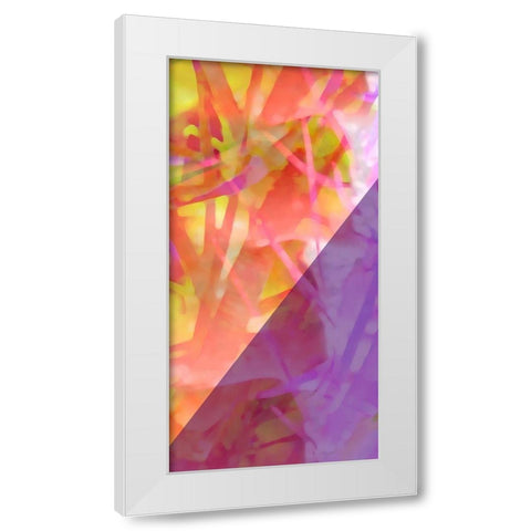 Wayfinder A White Modern Wood Framed Art Print by Popcorn