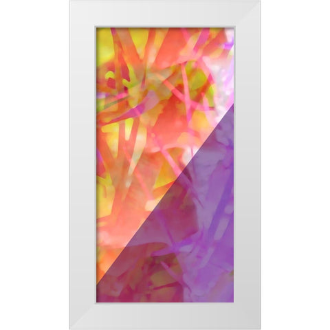 Wayfinder A White Modern Wood Framed Art Print by Popcorn