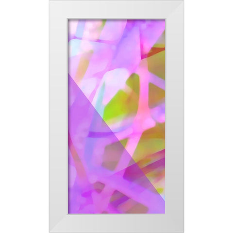 Wayfinder C White Modern Wood Framed Art Print by Popcorn