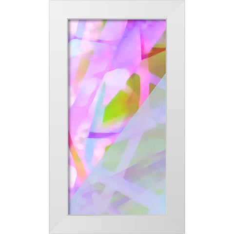 Wayfinder D White Modern Wood Framed Art Print by Popcorn