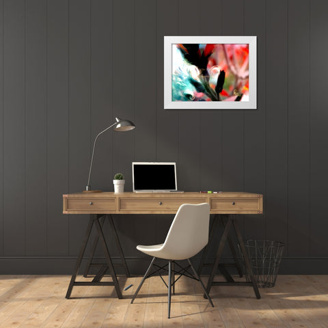 Flore Muse I White Modern Wood Framed Art Print by Popcorn